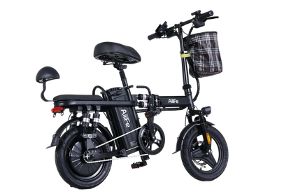 Folding Electric Bike for Adults High-Power Folding Electric Bike 32km/h 48V 20Ah Battery Commuter & Camping Bike for Adults