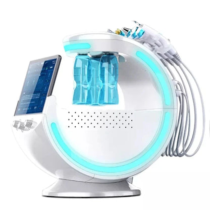 7-in-1 Hydro Facial Skin Care Machine Ultrasonic Rejuvenation Dermabrasion Hyperbaric Oxygen Facial Device for Deep Cleansing