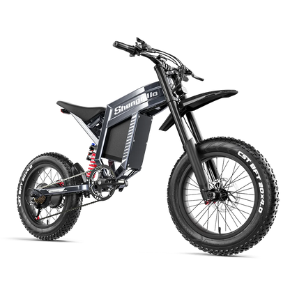 Shengmilo S900 Electric Bike 1500W Motor  60V 30AH 65KM/H electric motorcycle Off-Road Motorbike 20*4.0 Tire MTB EBIKE Oil Brake