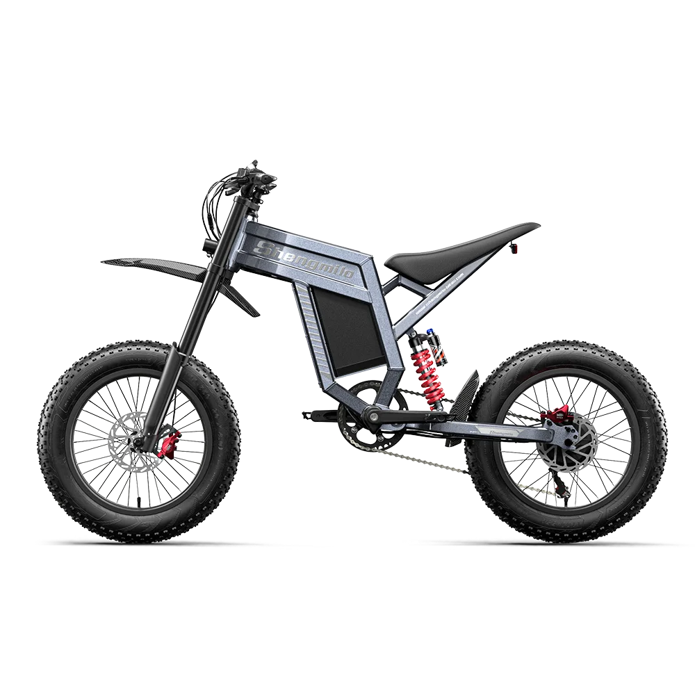 Shengmilo S900 Adult Electric Bicycle 1500W 60V30AH Battery Mountain Electric Bike 20 inch Fat Tire Ebike Electric Dirt Bike
