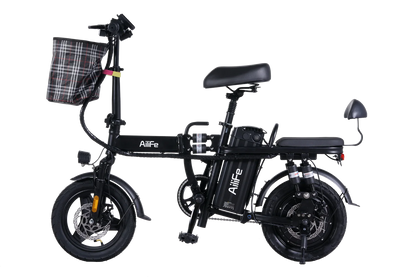 Fast Speed Folding Electric Bike Long range Foldable Electric Bicycle Powerful Motor  Fast Speed 14-inch E Bike