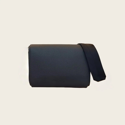 2026 New Style Men's Must-Have Classic Handbag/Crossbody/Shoulder Bag/Messenger Bag, Black Leather, Durable, 25^8*17cm