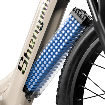 Shengmilo S700 Electric Bike for Adults 2000W Dual Motor, 48V17.5AH Battery,26Inch Fat tire ebike Commuter Electric Bicycle bike