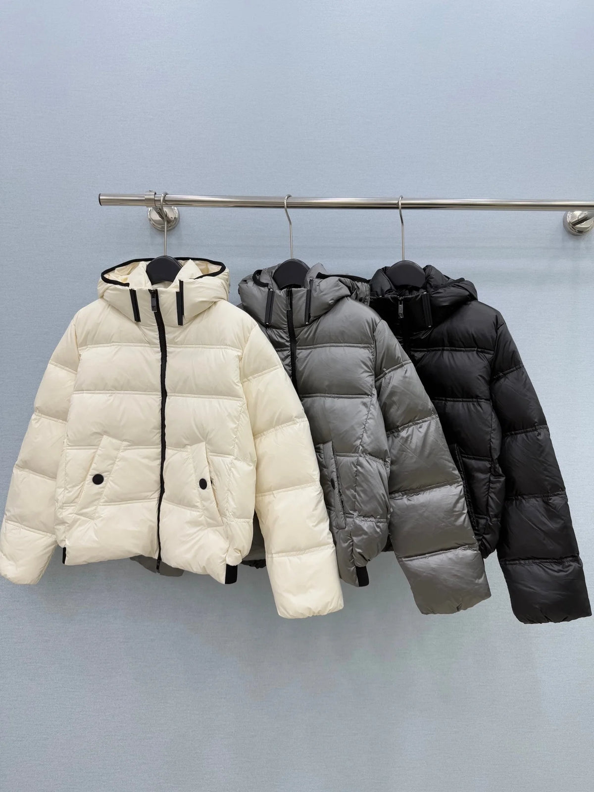 2026 Women Winter Hooded Short Loose Warm Coat ZX5733
