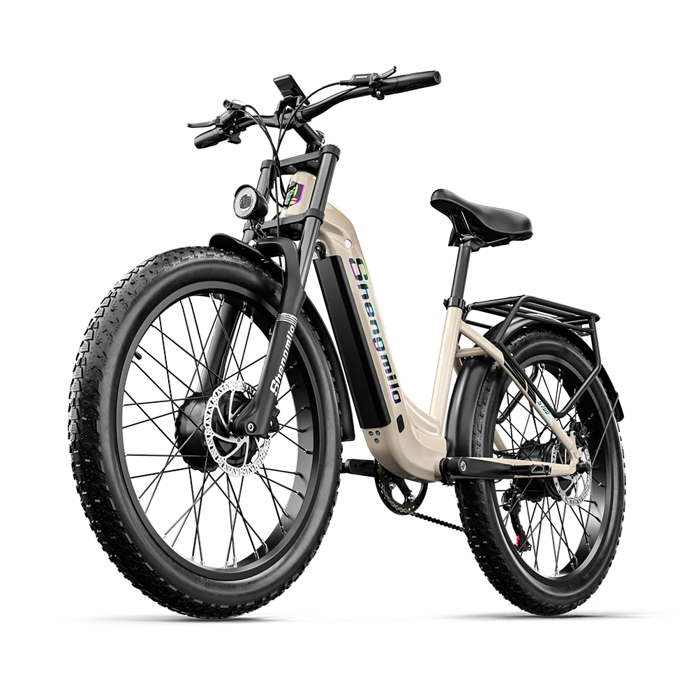 Shengmilo S700 Electric Bike for Adults 2000W Dual Motor, 48V17.5AH Battery,26Inch Fat tire ebike Commuter Electric Bicycle bike