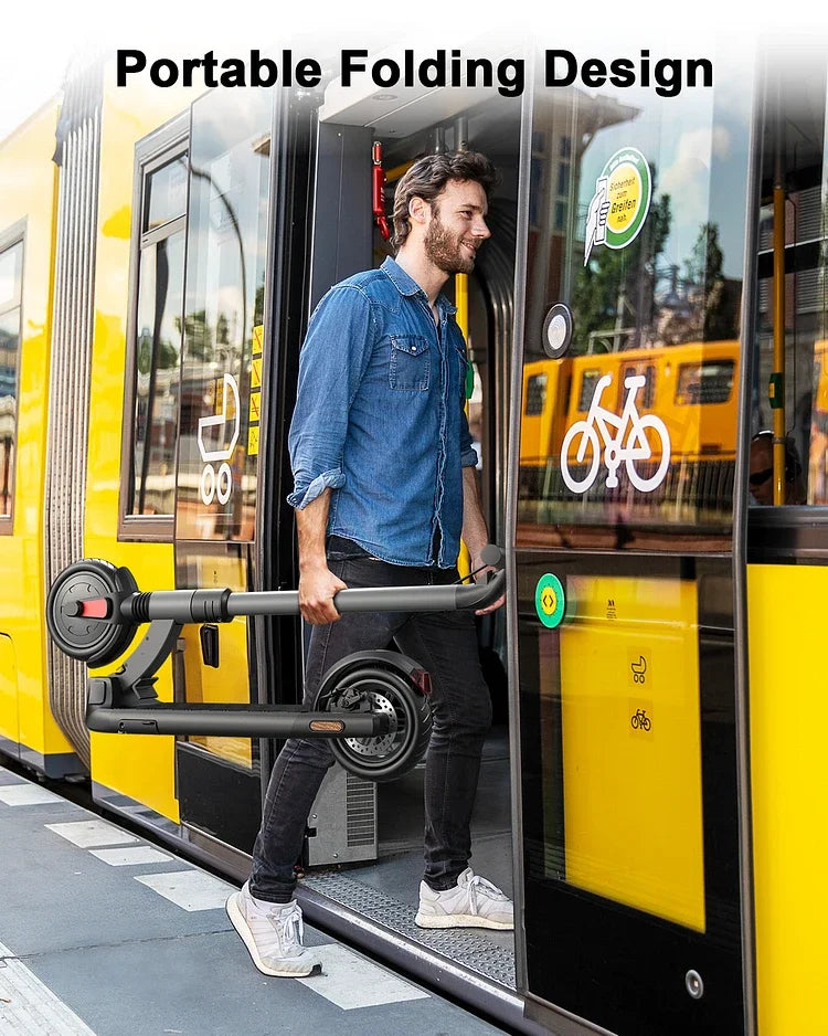 Electric Scooter G-Cycle Max 500W Motor 15.5 MPH Top Speed 8.5'' Tire Shock Absorption Brake System Foldable