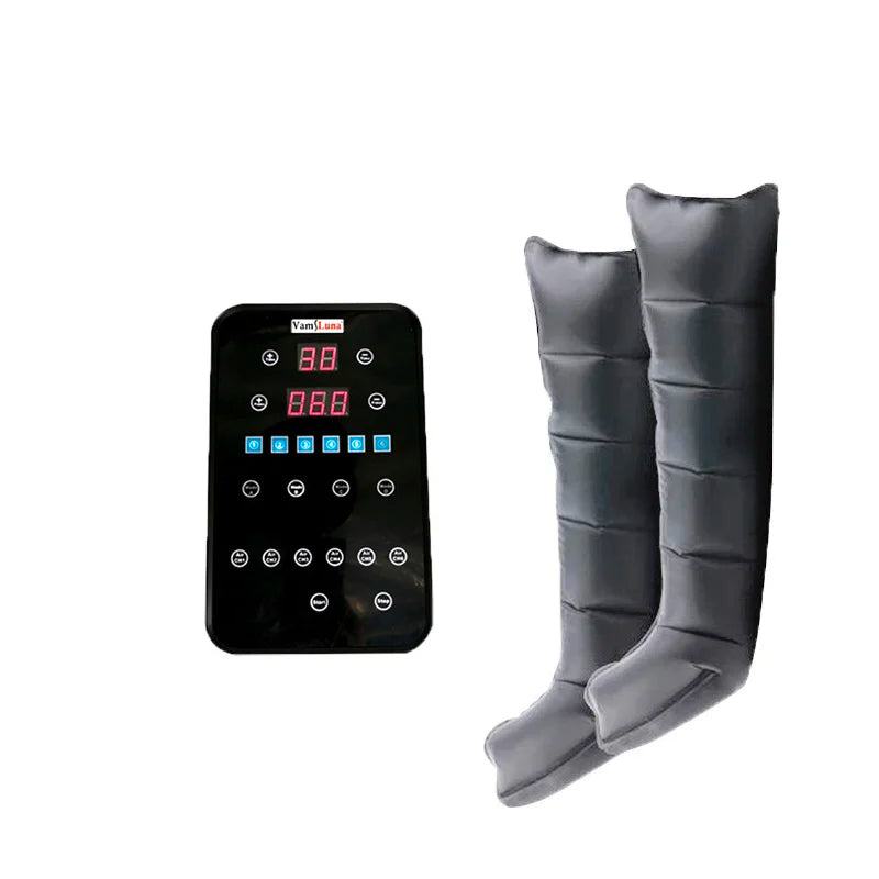 6 Chambers Air Compression Massage System Whole Body Massager Compression Pump Recovery Boots Foot Leg Massage Machine AirWrap