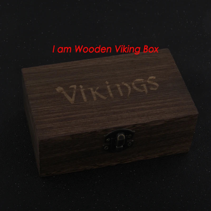S925 Sterling Silver Viking Odin Raven Bangle with wood box as gift for men or women