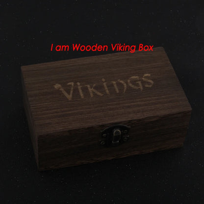 S925 Sterling Silver Viking Odin Raven Bangle with wood box as gift for men or women