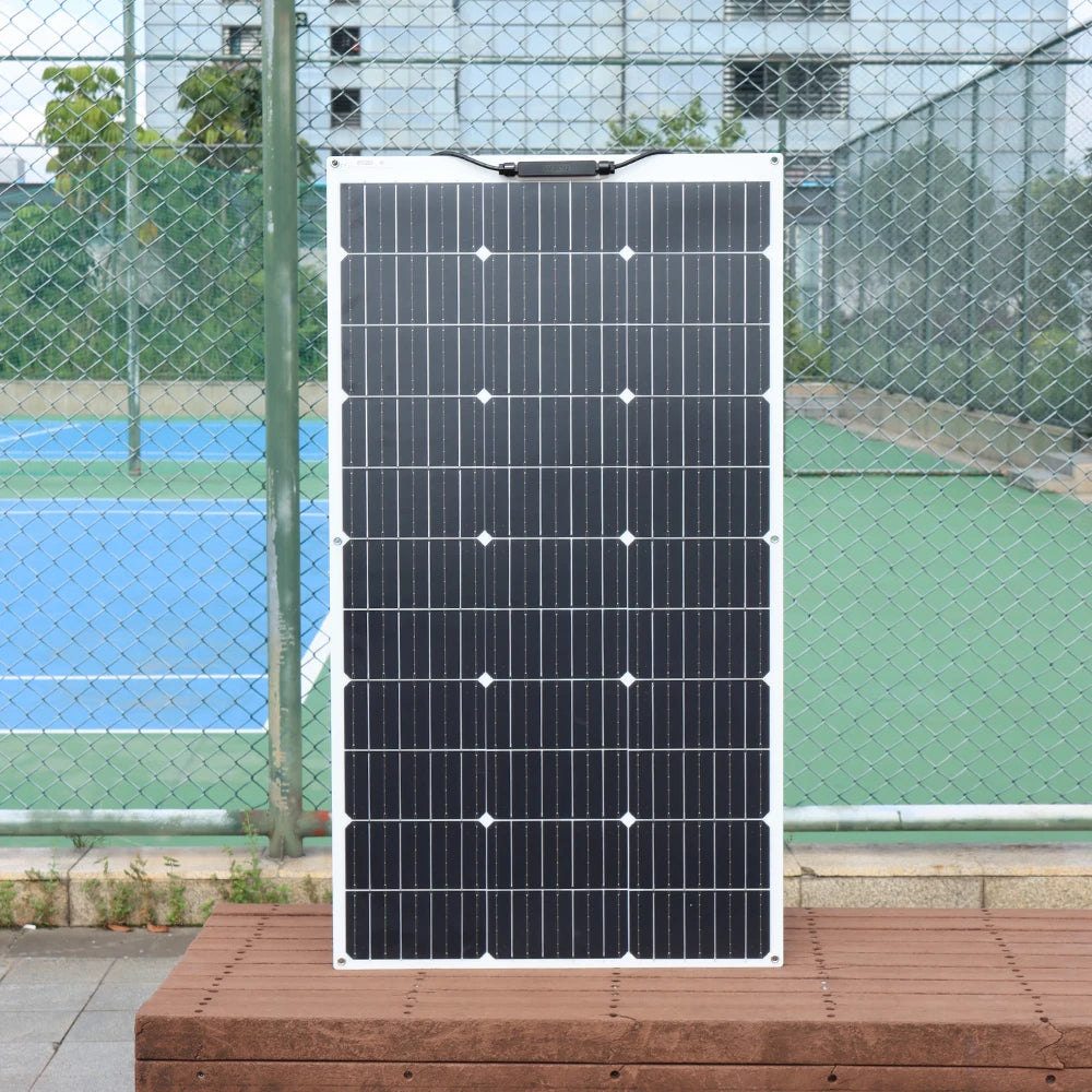 1000W Solar Panel Flexible Monocrystalline Solar Cell 1~10PCS 100 Watt PV Module 12V 24V Photovoltaic Off Grid System 200w 300w