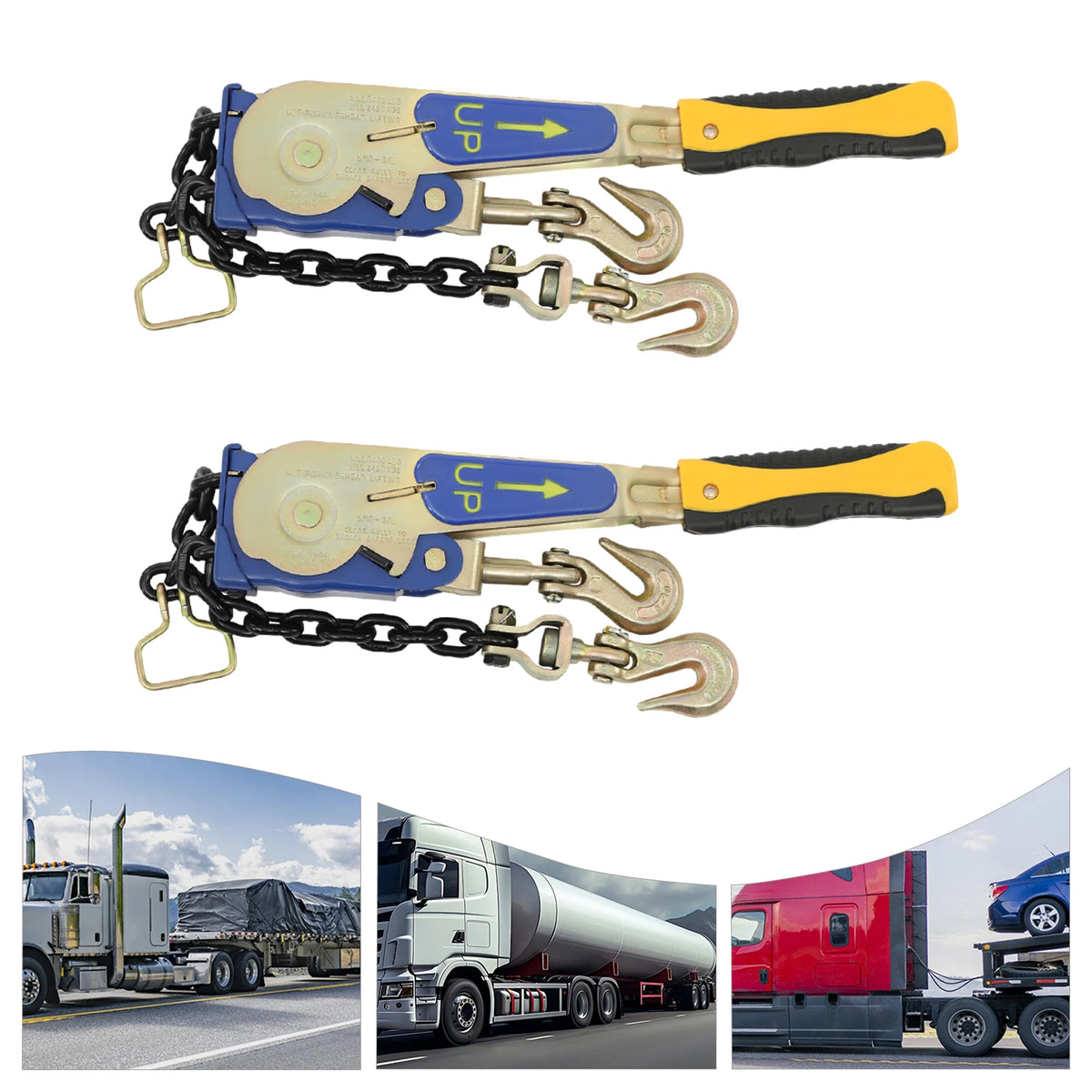 Ratcheting Chain Load Binder, Ratcheting Chain Binder, Heavy Duty Tie Down Ratchet Load Binder