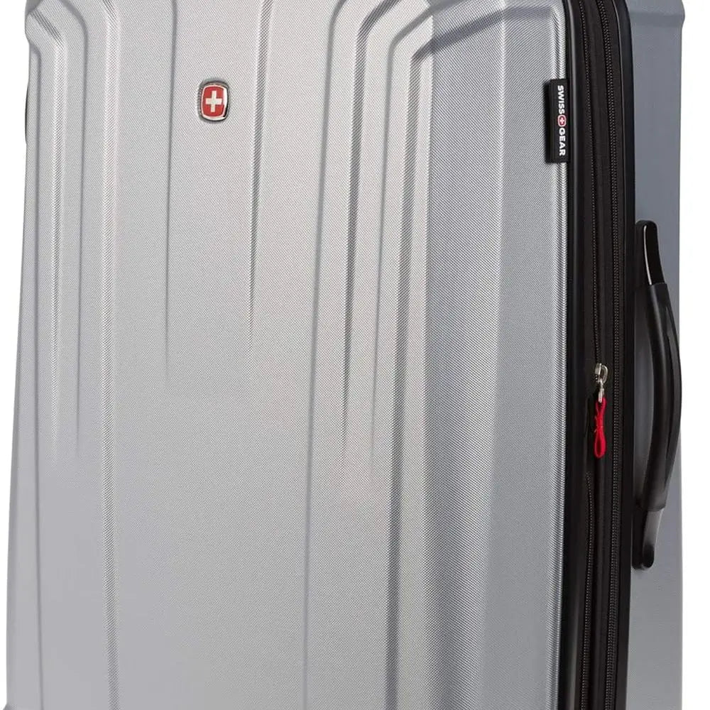 SwissGear 3750 Silver 28 Medium Hardside Expandable Spinner Luggage