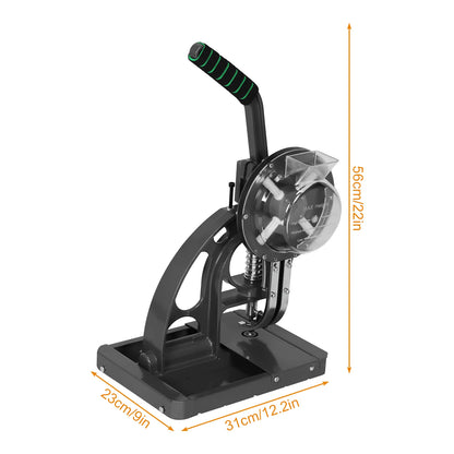 8MM Semi-Automatic Grommet Machine, Heavy Duty Hand Press Eyelet Grommet Machine, Puncher Eyelet Feeding Tool
