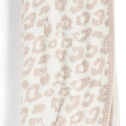 CozyChic Barefoot in The Wild Throw, Cream-Stone, 54x72