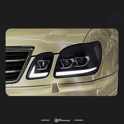 Headlight For Lexus LX LX470 1997-2007 Car Автомобильные Товары 12V Led DRL Hella Xenon Lens Hella LX570 Hid H7 Car Accessories