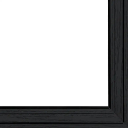 Flag Barn Wall Art, Ready to Hang Framed Print with Black Frame