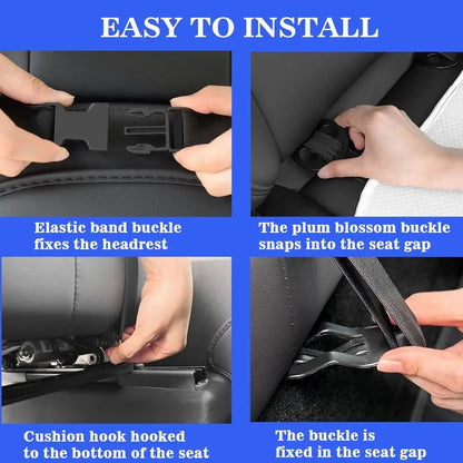Car Seat Covers for Tesla Model Y Juniper 2025 20202024 Breathable Interior Seat Cushion Protector All Season Protection Without