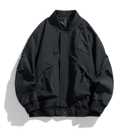 Spring Autumn Plus Size Jacket Men's Pocket Loose Fashion Brand Coat 130kg 7XL bomber jacket 5XL 6XL workwear jacket
