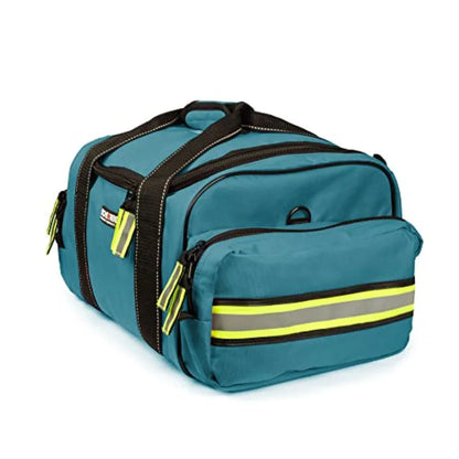 Scherber First Responder Fully-Stocked Large Professional Essentials EMT/EMS Trauma Kit HSA/FSA Approved Reflective Bag w/8 Zip