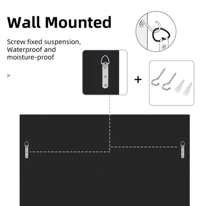 Wall Mirror 600/800mm Square Mirror Modern Accent Mirror with Gold Edge for Livingroom Diningroom Bathroom Bedroom Decor