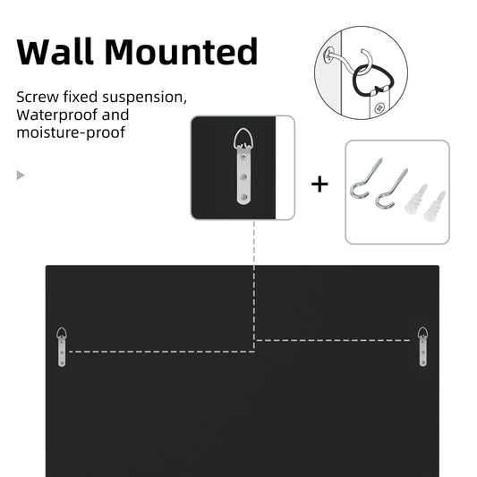 Wall Mirror 600/800mm Square Mirror Modern Accent Mirror with Gold Edge for Livingroom Diningroom Bathroom Bedroom Decor