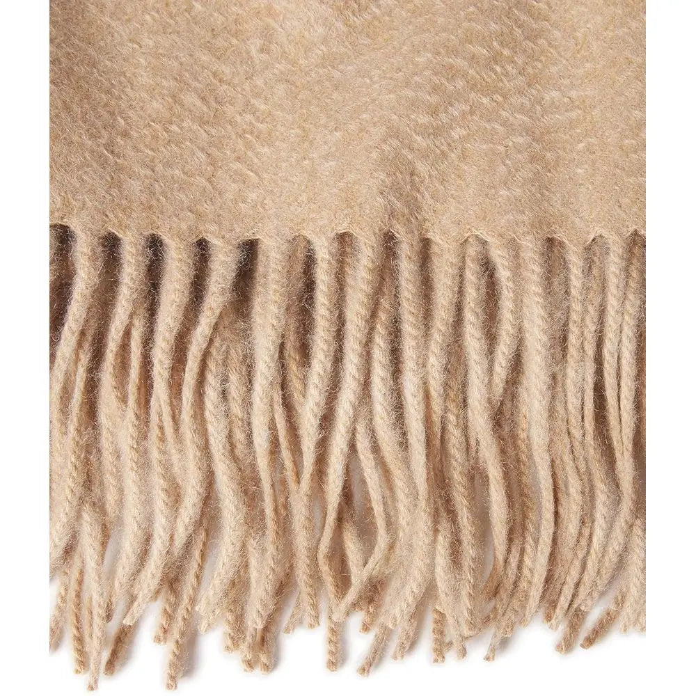Home Throw Blanket with Decorative Fringe 100% Pure Cashmere Ultra Soft Accent Blanket for Couch, Sofa & Bed (Camel, 60"x50")