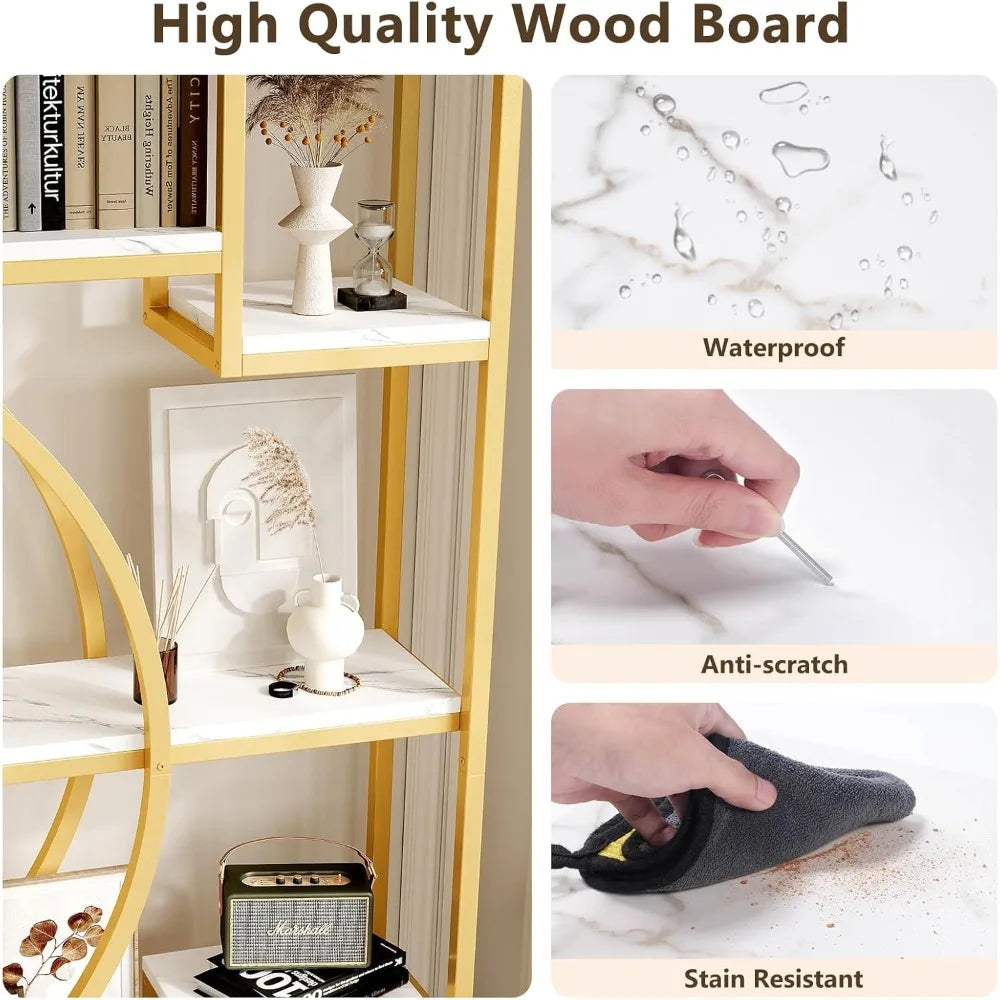 Luxury Cat Tower Condo with Litter Box Enclosure, Scratching Posts, Hammocks, and Removable Washable Cover - Modern Cat Furnitur