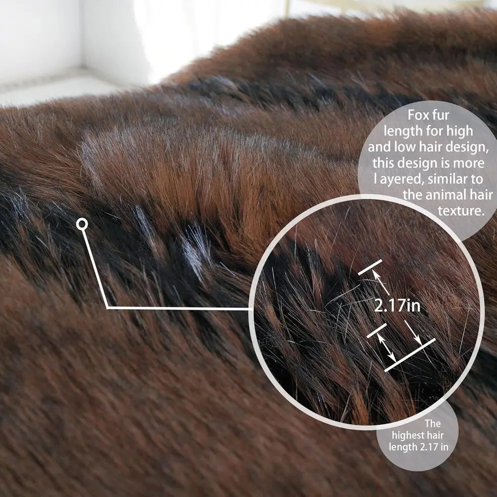 Faux Fur Blanket Luxury Fur Throw Blanket Sofa Fluffy Blanket Super Warm Elegant Cozy Fuzzy Throw Blankets for Couch, Armchair a
