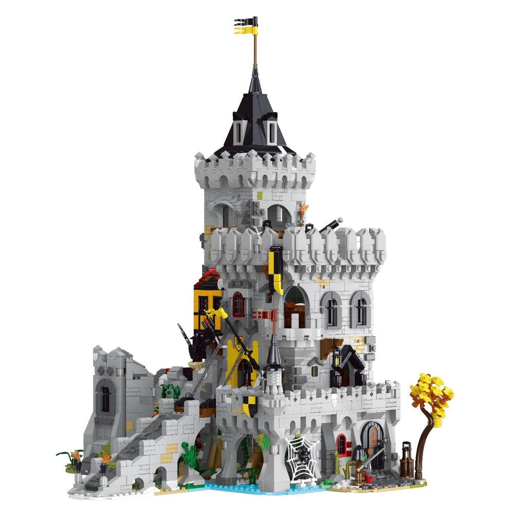 4961PCS Creative Expert King of Crows Castle Building Blocks Set Medieval Fortress Model Assembly Toys for Adults Kids Gift