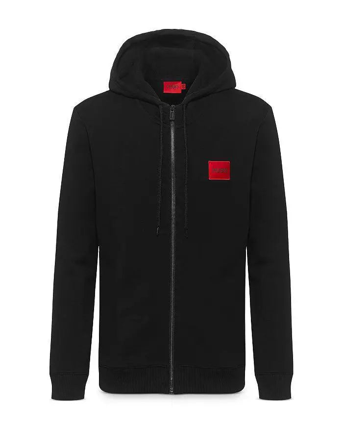 HUGO | Daple French Terry Zip Front Hoodie