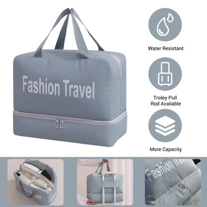 Luggage Sets 3 Piece, Suitcases with Double Spinner Wheel,Suitcase Set ABS Hard Case Luggage with Travel Duffle Bag