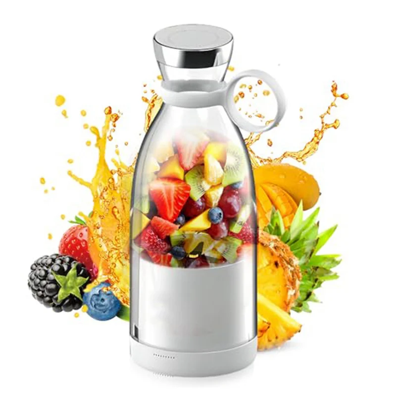 B13C 2X Portable Juice Blender Rechargeable Juicer Cup With Travel Cup And Lid For Making Juice And Smoothies 420ML A