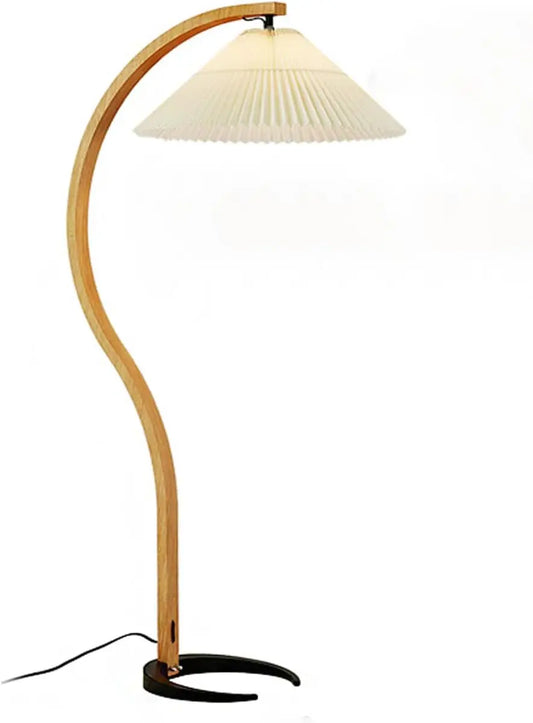 TIRAMISUBEST Vintage 59" Arched LED Floor Lamp - Beige