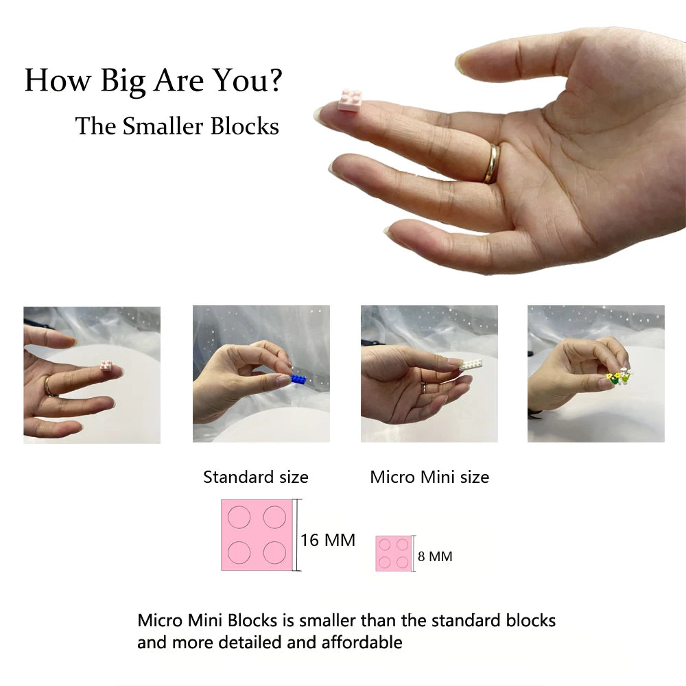 Huge Swan Stone Castle Micro Mini Block 10000pcs Building Set High-Difficulty Puzzle Ultimate Achievement Cool Decor Time-Killer