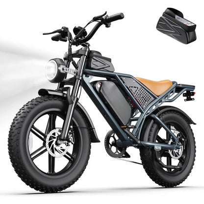 Electric Bike for Adults,1500W/3500W Peak Motor 30MPH 35-180 Miles Electric Dirt Bike,Dual Suspension Ebikes for Adults