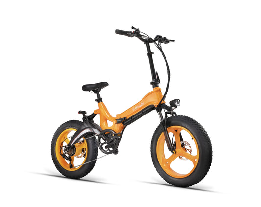 MIHOGO NX  Adult Electric Bicycle, 750W city ebike, 48V 12.8AH E-bike, 20-Fat Tire Foldable Electric Bike