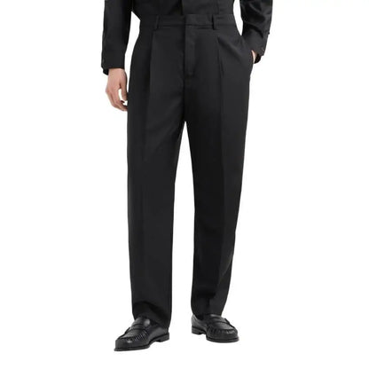 Emporio Armani | Virgin Wool Pleated Trousers