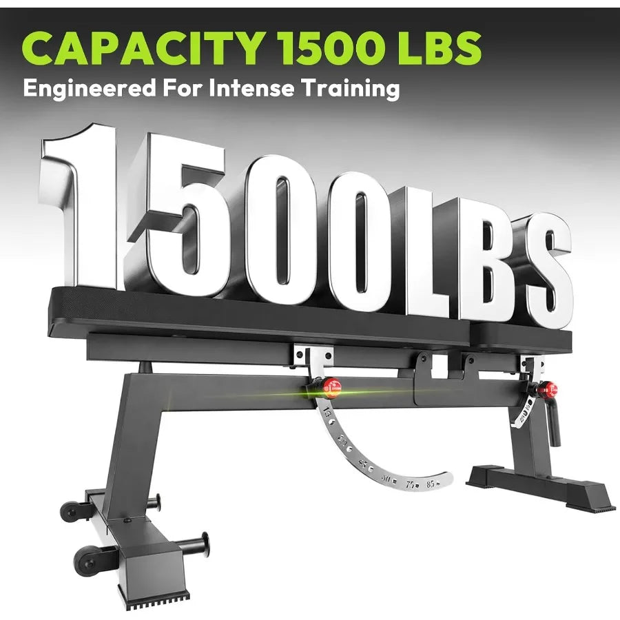 Adjustable Weight Bench, Incline Workout Bench, Home Gym