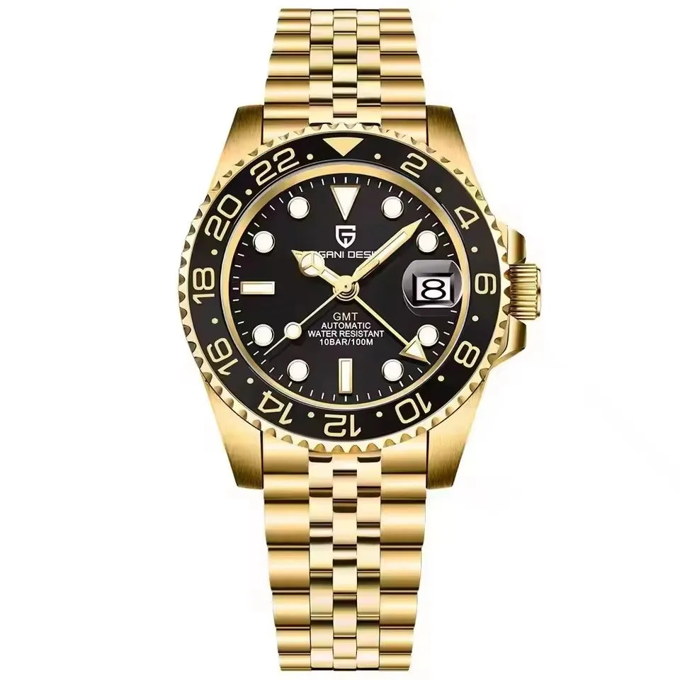 PAGANI DESIGN New V2 40MM GMT Men watch Mechanical Watches Luxury Automatic Watch Men Sapphire waterproof Wrist Watches for men