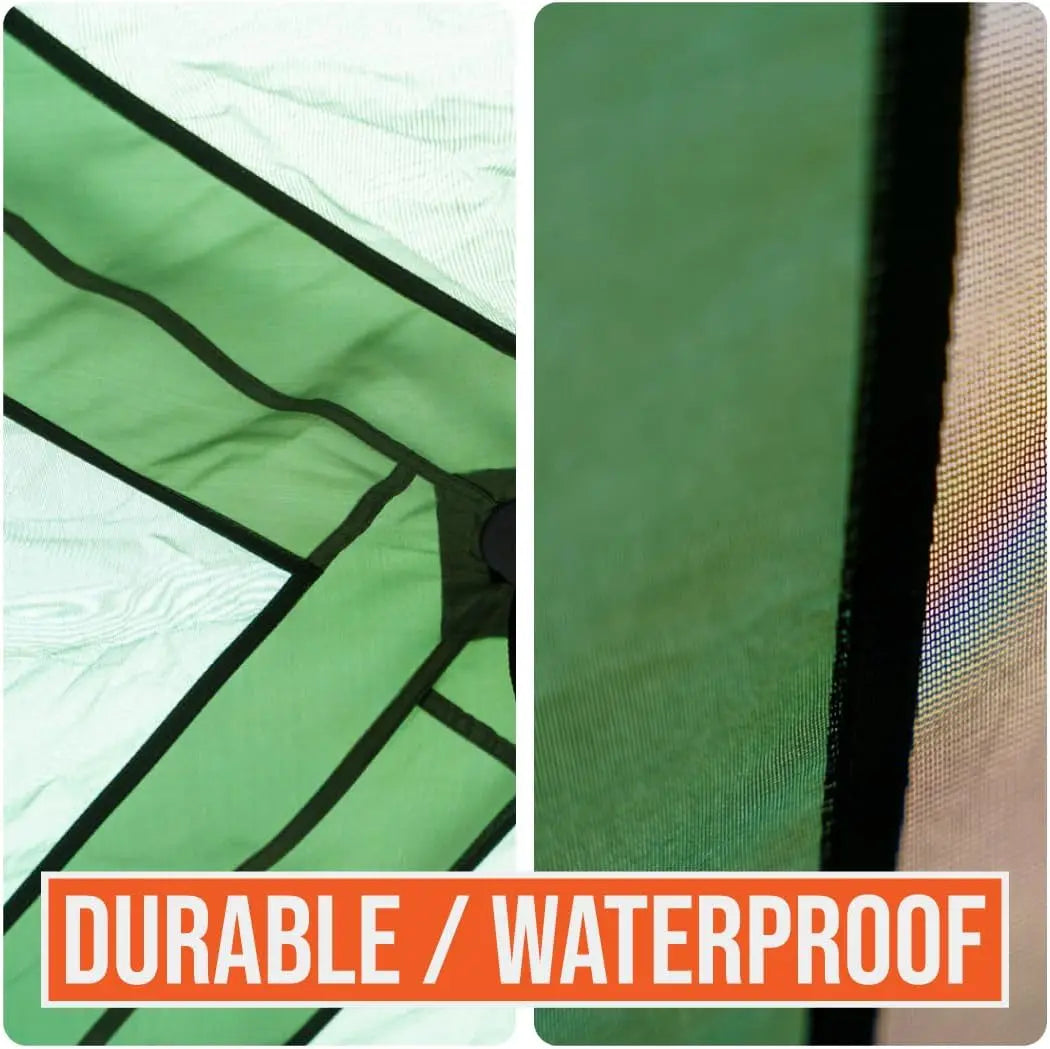 Instant Pop Up Camping Tent for 4-6 People | High-End All-Season Tent with Mesh Windows, Waterproof Rainfly & Tool-Free Setup