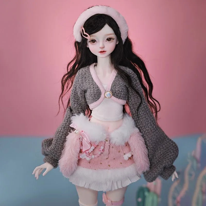 Fair Skin BJD Girl Doll / TPE Soft Body with Metal Skeleton / Articulated Limbs DIY Figure Model (Fantasy Series)