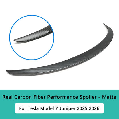 Model Y Juniper Spoiler for Tesla Model 3 Highland Real Carbon Fiber Spoiler High Performance Rear Trunk Tail Wing Car Accessory