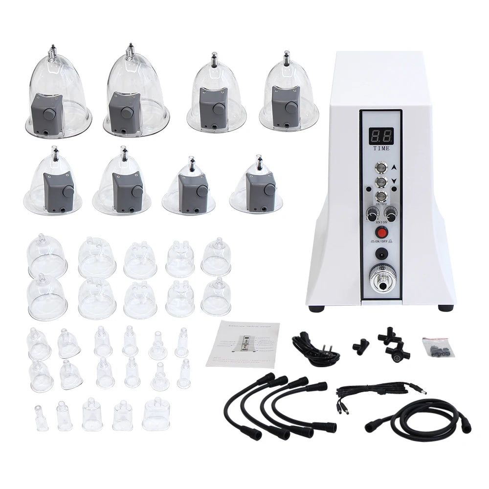 New Vacuum Massage Body Shaping Machine Breast Enlargement Tool Butt Lifting Pump Cup Face Lifting Cupping Therapy Beauty Device