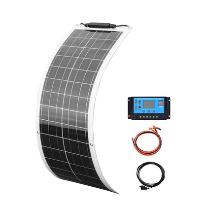 100W Flexible Solar Panel Monocrystalline Silicon 50W 100 Watt Solar Panels For Boat Car Motorhome Yacht 12v/24V Battery Charge