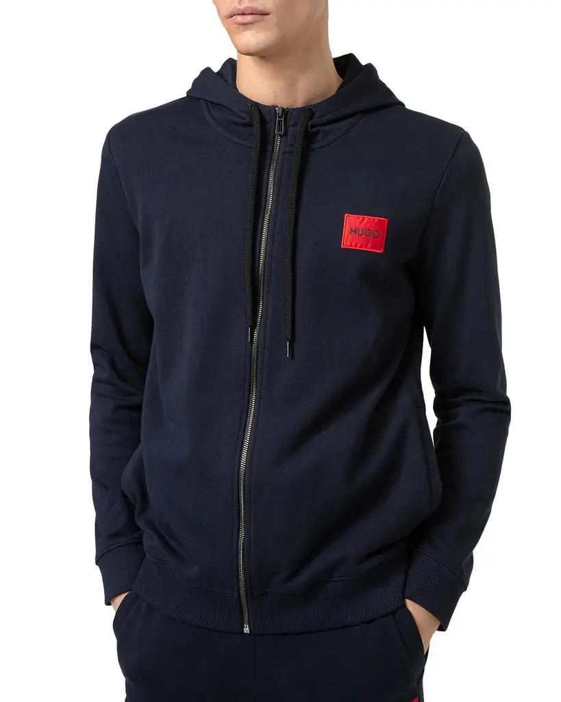 HUGO | Daple French Terry Zip Front Hoodie