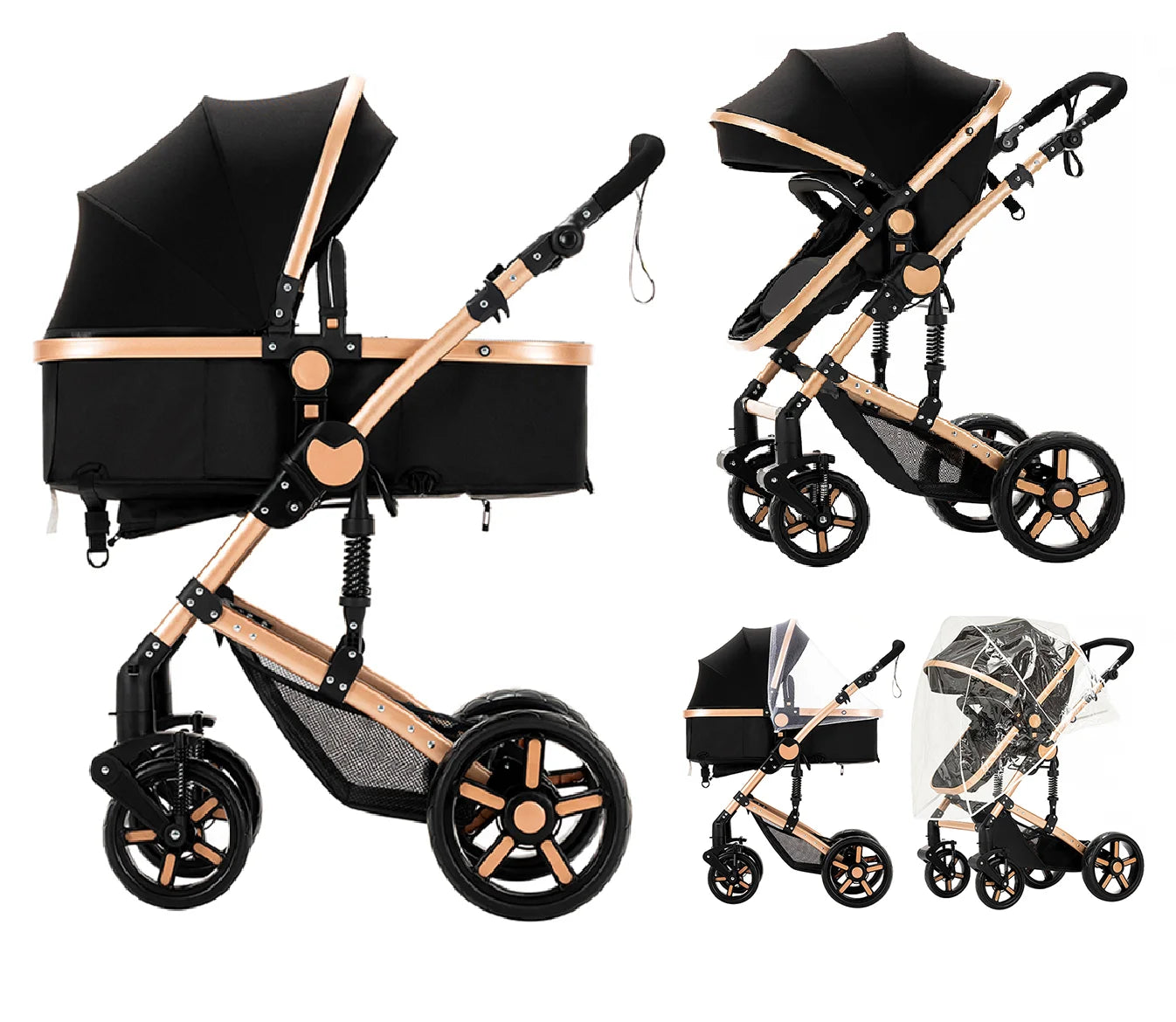 poussette bebe 3 en 1 Baby stroller baby newborn items Baby stroller for newborns Light str oller  for newborn baby Free Shippin