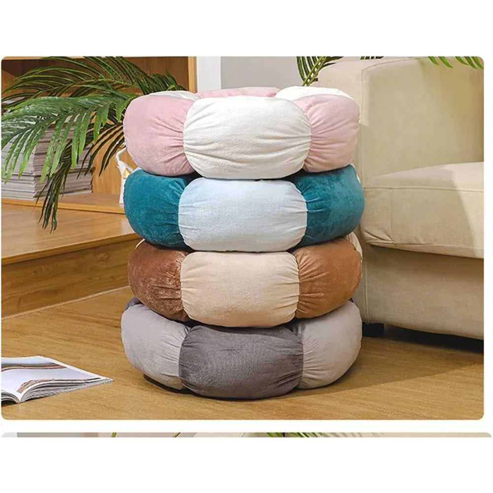 Medium Round Washable Dog and Cat Bed, 40x40cm Cushioned Mat for Warm Sleep, Pink 60cm Long-Tailed Keyword