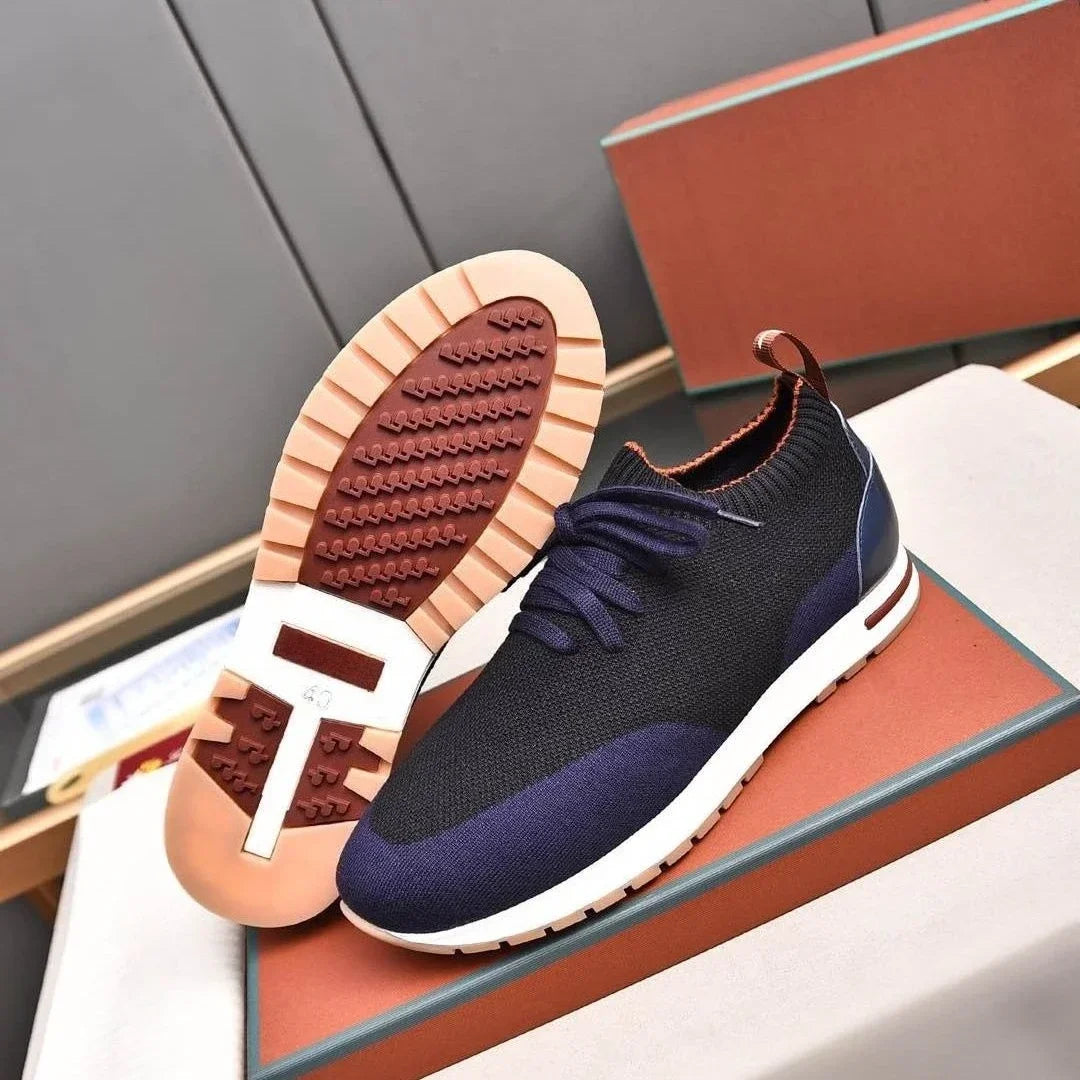 2025 Summer Men Sneakers  Stitched Upper Breathable Lightweight Slip On Casual Shoes for Sports Comfort