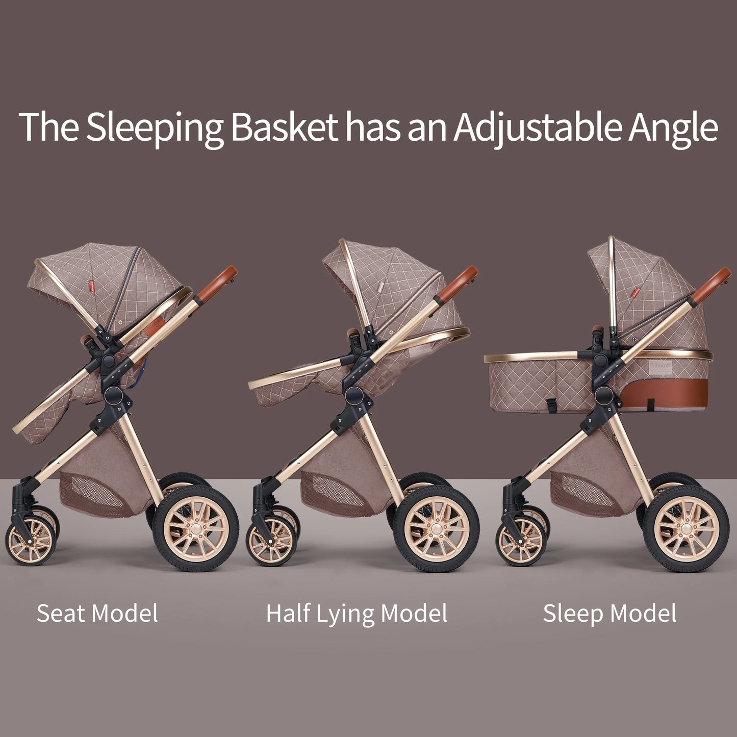 All-in-One Luxury Pram: Vista 3-in-1 Stroller with Reversible Parent-Facing Seat & High Landscape