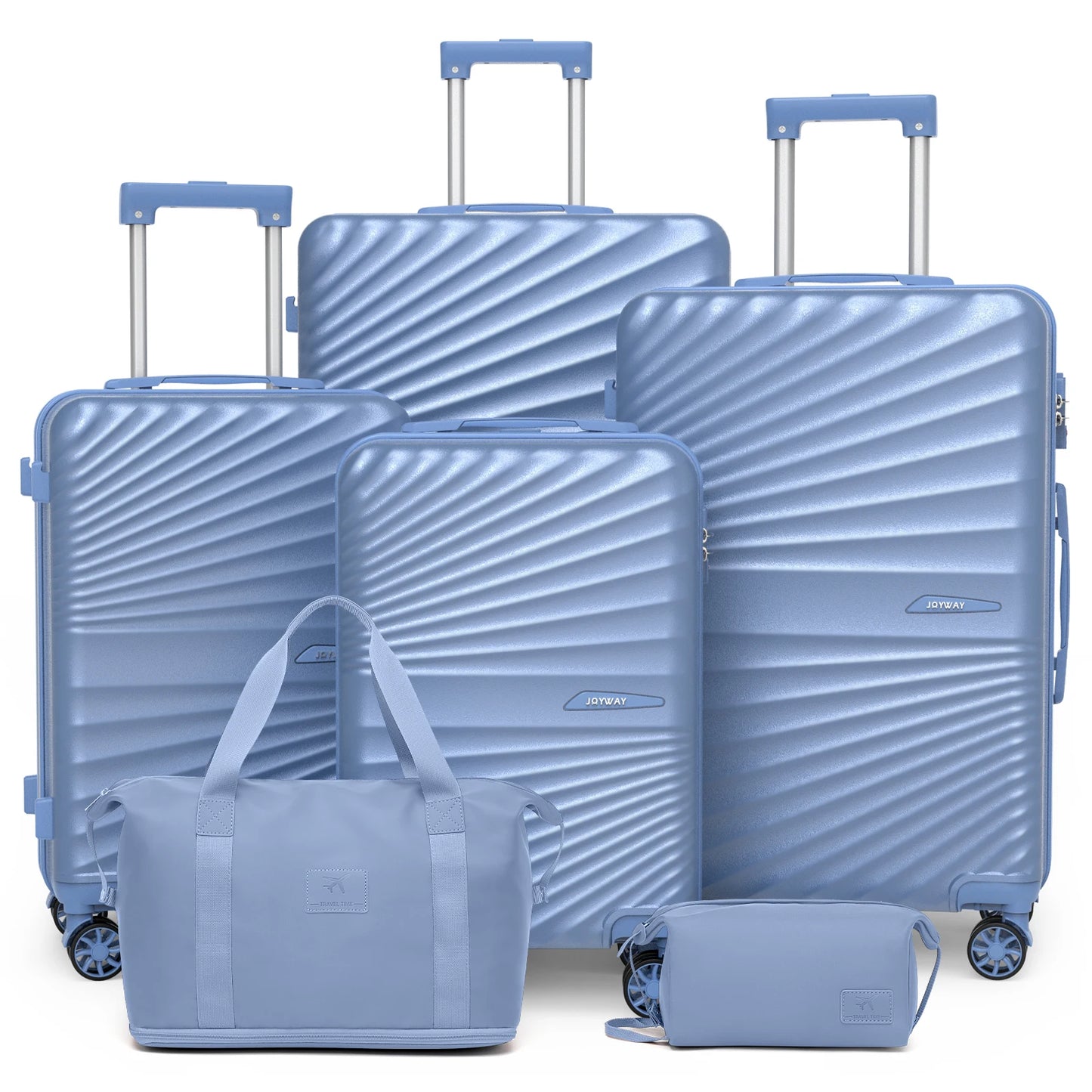 Joyway 6-Piece Travel Luggage Set, Lightweight Durable Suitcase, TSA Lock, Spinner Wheels